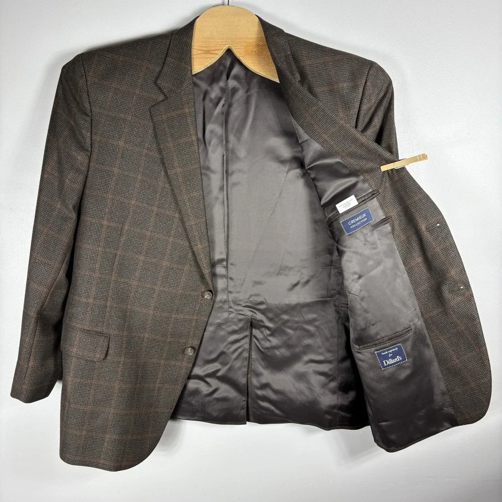 Cremieux Collection Men's 52R Loro Piana 100% Wool Denverwood Sport Coat Blazer